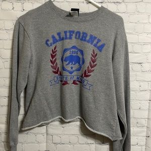Cropped sweatshirt
